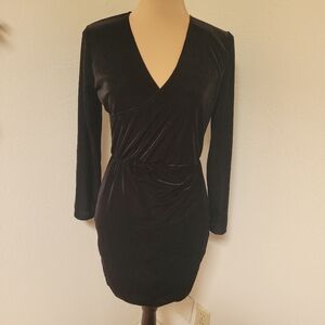 Bernie Dexter Black Velour Dress